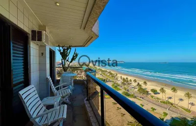 Apartamento vista mar  à venda na enseada no guarujá | qvista inteligência imobiliária guarujá