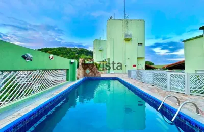 Apartamento com terraço para locação, enseada, guarujá, sp