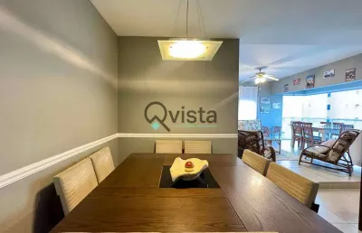 Apartamento 3 suítes  para locação anual nas astúrias no guarujá  | qvista inteligência imobiliária