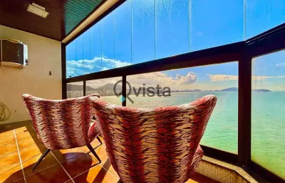 Apartamento com vista mar  à venda na astúrias no guarujá, sp | qvista inteligência imobiliária gua