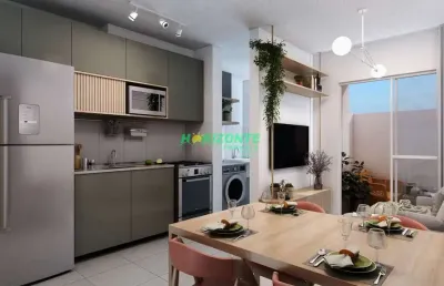 Apartamento com 2 dormitórios à venda, 39 m² - parque dos ipês - são josé dos campos/sp