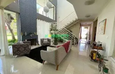Casa com 5 dormitórios à venda, com 460 m² em no condomínio mirante do vale - jacareí/sp