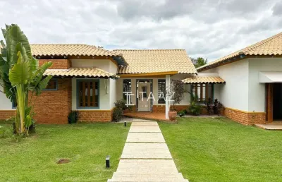 Chácara com 4 suítes à venda, 416m² por r$ 3.500.000,00 - vale das laranjeiras - indaiatuba/sp