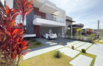 Sobrado com 3 dormitórios à venda, 246 m² por r$ 2.220.000,00 - condomínio residencial milano - indaiatuba/sp