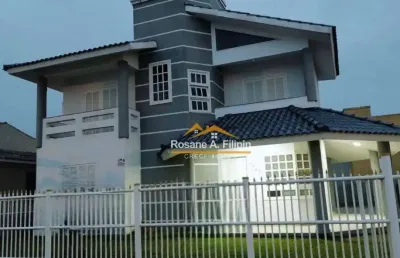 Casa  com dois pavimentos  a venda, 165 m² por r$ 955.000  - balneário arroio do silva/sc