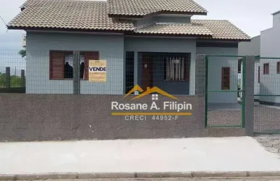 Casa com 2 dormitórios à venda, 70 m² - caverazinho - araranguá/sc