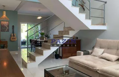 Casa com 3 dormitórios à venda, 196 m² por r$ 1.450.000,00 - condomínio vila di treviso - vinhedo/sp