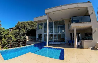 Casa com 4 dormitórios, 680 m² - condomínio estância marambaia - vinhedo/sp