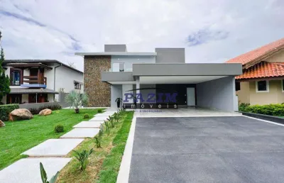 Oportunidade única! casa moderna no condomínio alpes de vinhedo
