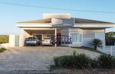 Casa com 4 suítes, 350 m² - venda ou locação - condomínio residencial terras de santa tereza - itupeva/sp