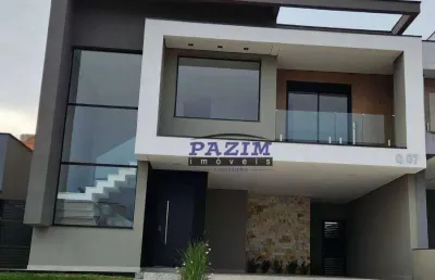 Casa com 3 suítes à venda, 242 m² - condomínio residencial mont’ alcino - valinhos/sp
