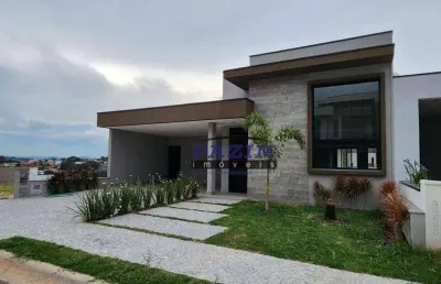 Casa com 3 suítes à venda, 222 m² - condomínio residencial mont’ alcino - valinhos/sp