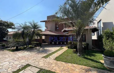 Casa com 3 suítes à venda, 372 m² - condomínio residencial terras do caribe - valinhos/sp