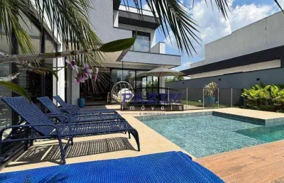 Casa com 4 dormitórios para alugar, 430 m² por r$ 20.108,74/mês - condomínio residencial arboretum - vinhedo/sp