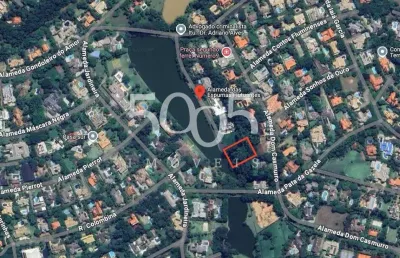 Lote com 1908m2 em aclive com frente para lago à venda no condomínio terras de são josé em itu.