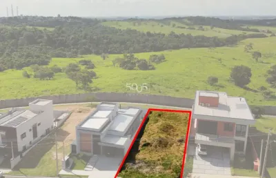 Lote de 360m² em aclive com excelente localização à venda no condomínio reserva saint paul em itu, com vista para a fazenda vassoural