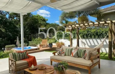Casa sobrado em condomínio à venda no condomínio campos de santo antônio, 4 suítes, 2 home offices, spa, 800m² totais