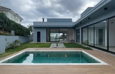 Casa em condomínio à venda no condomínio campos de santo antônio, 3 suítes, 307 m² de construção