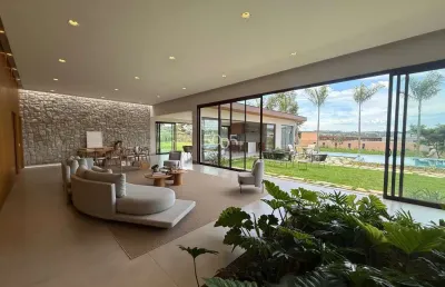 Casa à venda no condomínio terras de são josé ii, com 579m² de área construída e 2000m² de área total. com previsão de entrega no 2o semestre de 2024.
