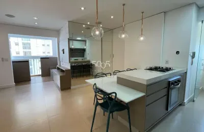 Apartamento para locação no edifício ilhas do mediterrâneo, com 89m² de área útil.