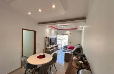Apartamento com 02 dormitórios, garagem coberta e varanda a venda na região central de suzano