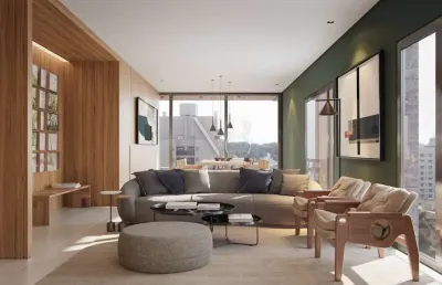 Apartamento com 1 quarto à venda na alameda júlia da costa, bigorrilho, curitiba, 130 m2 por r$ 2.410.200