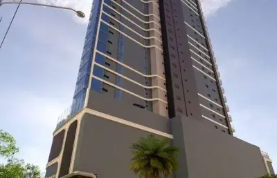 Vista azul do oceânico – um horizonte de possibilidades em alto padrão