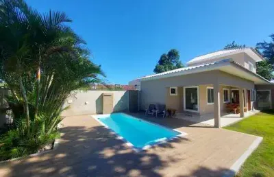 Casa com 3 dormitórios para alugar, 179 m² por r$ 8.000,00/ano - estação - são pedro da aldeia/rj