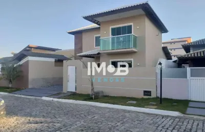 Casa excelente em condomínio fechado no centro de são pedro da aldeia