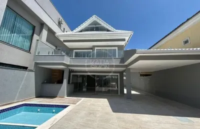 Casa de 4 suítes para alugar no condomínio art life – luxo e conforto no recreio