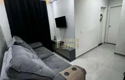 Lindo apartamento com 2 dormitórios à venda, 49 m² por r$ 315.000 - caguaçu - sorocaba/sp