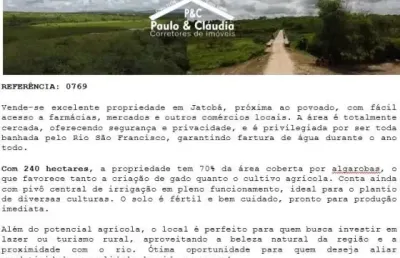 Terreno em condomínio fechado à venda na Avenida Eletrobras, 12, Zona Rural, Jatobá