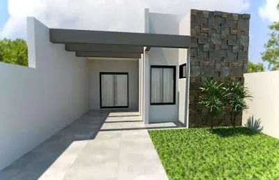 Casa com 2 quartos à venda na rua c, 610, praia grande, matinhos, 53 m2 por r$ 290.000