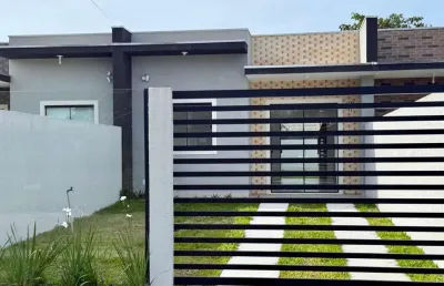 Casa com 2 quartos à venda na rua córdoba, 226, balneário gaivotas, matinhos, 154 m2 por r$ 340.000