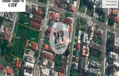 Terreno à venda na rua das palmeiras, 258, caiobá, matinhos por r$ 14.000.000