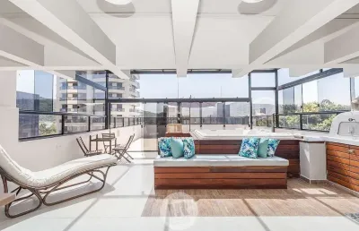 Cobertura com 4 quartos à venda na rua jaguariaiva, 95, caiobá, matinhos, 160 m2 por r$ 1.980.000