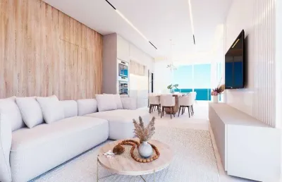 Apartamento com 3 quartos à venda na rua rui leal, 332, balneário gaivotas, matinhos, 170 m2 por r$ 1.299.000