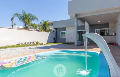 Casa com 2 quartos à venda na rua simone, 39, balneário inajá, matinhos, 98 m2 por r$ 990.000