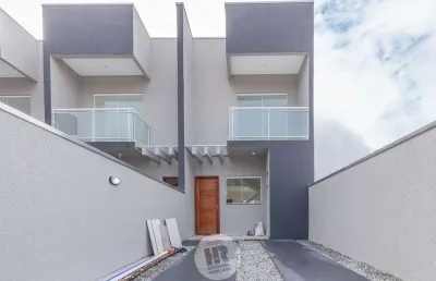 Casa com 2 quartos à venda na avenida brasília, 380, sertãozinho, matinhos, 80 m2 por r$ 439.000