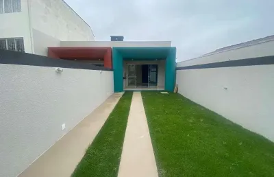 Casa com 2 quartos à venda na rua b, 222, perequê, matinhos, 56 m2 por r$ 398.000