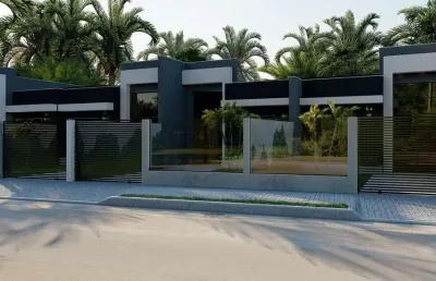 Casa com 2 quartos à venda na rua neil armstrong, 20, sertãozinho, matinhos, 52 m2 por r$ 310.000