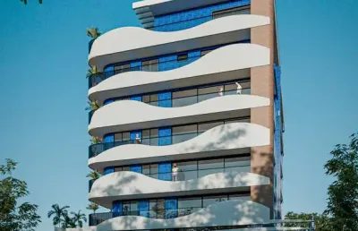 Apartamento com 4 quartos à venda na rua união, 208, caiobá, matinhos, 200 m2 por r$ 2.688.000