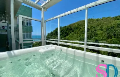 Excelente cobertura penthouse, com 3 suítes e vista para o mar, na praia grande, em ubatuba – sp