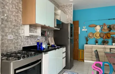 Apto com 2 dormitórios, para locação definitiva, nas toninhas, ubatuba - sp