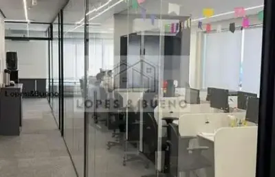 Sala com 400 m2 (mobiliada), reformada, com 9 banheiros e 9 bagas de garagem. são dimas.
