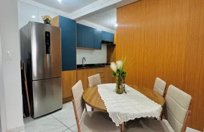 Lindo apartamento a venda com lazer e sacad com churasquera a carvão