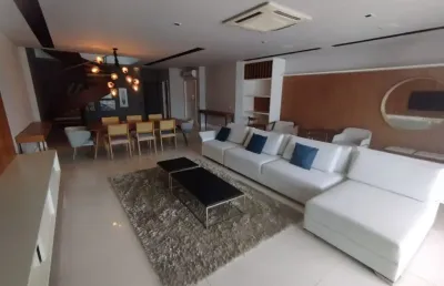 Cobertura duplex para locação no condomínio les residences de monaco, barra da tijuca.