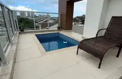 Cobertura para locação em condomínio concetto nero, recreio dos bandeirantes.