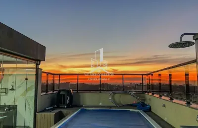 Realize o sonho de morar em uma magnífica coberta duplex no coração de taboão da serra