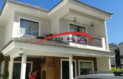 Casa em condomínio de luxo na freguesia (jacarepaguá) com 3 quartos, 3 suítes e 160m² - rio de janeiro-rj